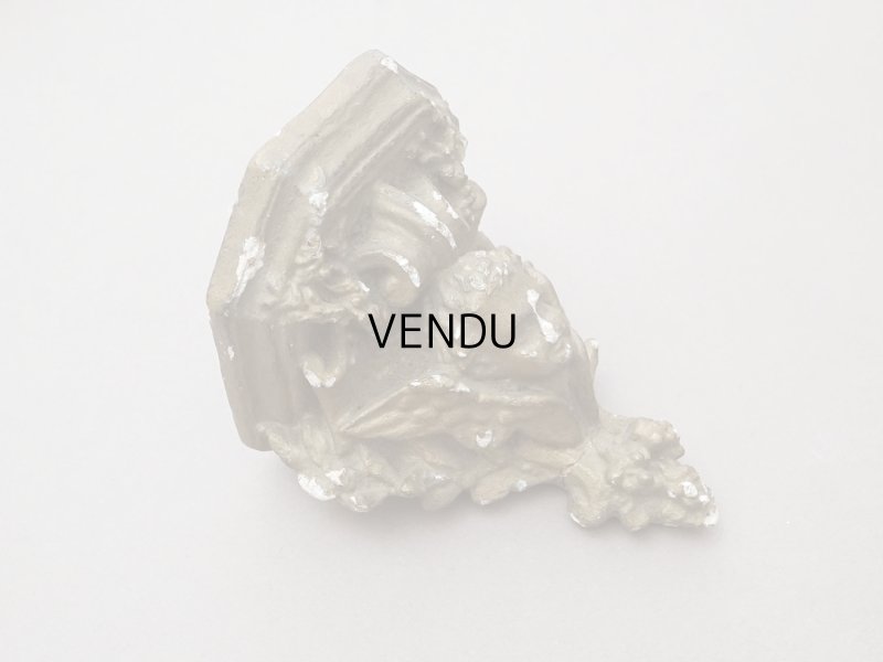 画像4: ＊蚤の市＊19世紀末 天使の石膏の小さな飾り棚 2点セット ウォールシェルフ アンティーク 