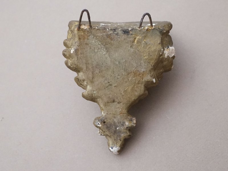 画像6: ＊蚤の市＊19世紀末 天使の石膏の小さな飾り棚 2点セット ウォールシェルフ アンティーク 