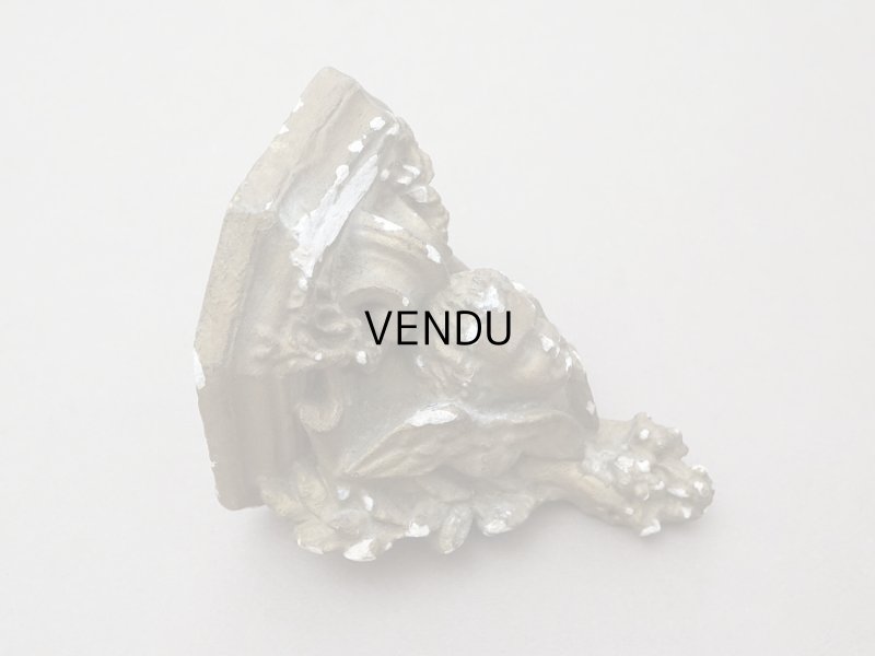 画像9: ＊蚤の市＊19世紀末 天使の石膏の小さな飾り棚 2点セット ウォールシェルフ アンティーク 