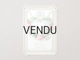 【クリスマスセール2024対象外】アンティーク クロモ 勿忘草のハート＆薔薇と鈴蘭のハートのリース