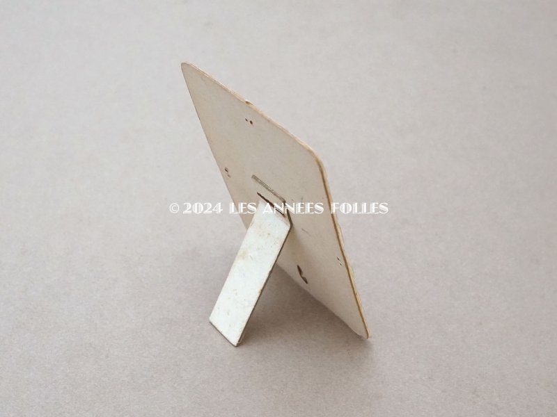 画像3: 1900年頃 アンティーク ドール用 セルロイド製 小さなフォトフレーム 薔薇