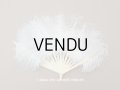 アンティーク ドール用 フェザーのファン 扇子