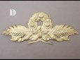 画像8: 【クリスマスセール2024対象外】19世紀末 未使用 アンティーク レースペーパー 薔薇＆リボンのリース 23×10cm