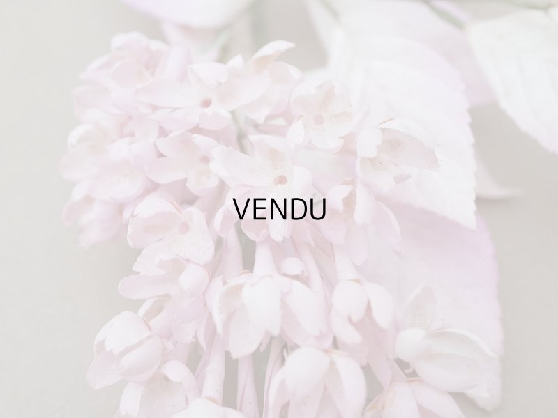 画像5: 【クリスマスセール2024対象外】アンティーク ライラックの大きな布花 パウダーピンク