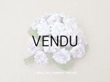 アンティーク 菫の布花 パルマ菫