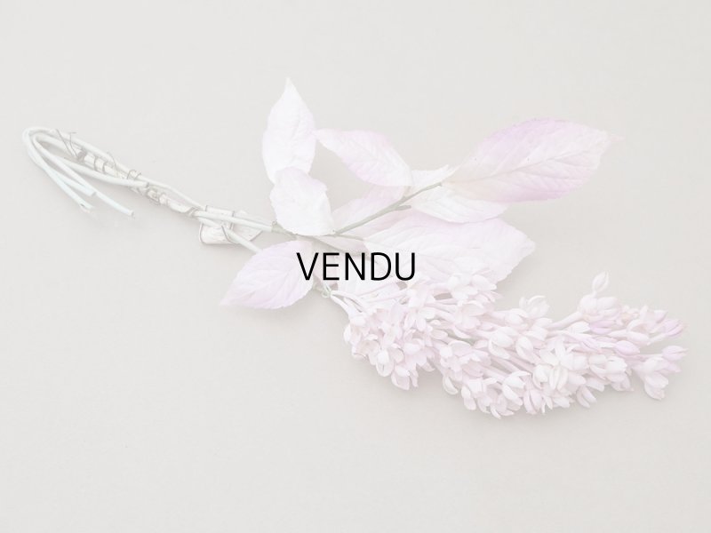 画像4: 【クリスマスセール2024対象外】アンティーク ライラックの大きな布花 パウダーピンク