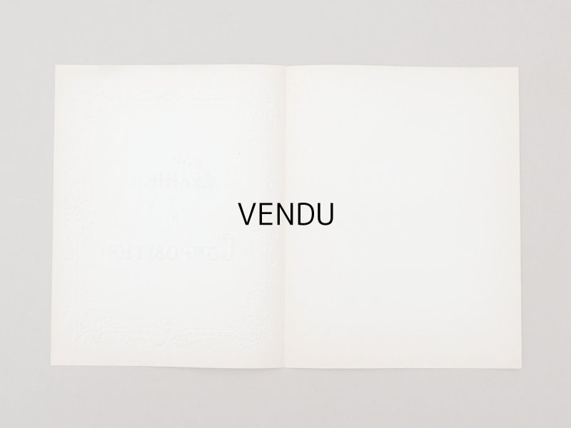 画像12: 【クリスマスセール2024対象外】19世紀末 アンティーク ノートカバー CAHIER DE COMPOSITION