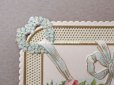 画像4: 【クリスマスセール2024対象外】アンティーク クロモ 勿忘草のハート＆薔薇と菫のハートのリース (4)