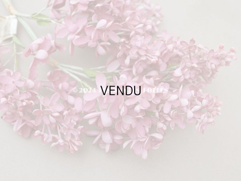 画像8: 【クリスマスセール2024対象外】アンティーク ライラックの大きな布花 オールドローズ