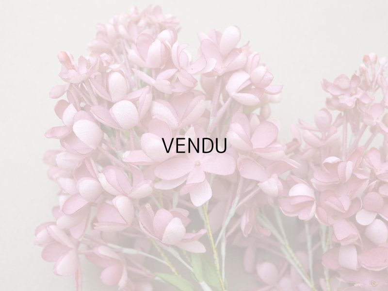 画像13: 【クリスマスセール2024対象外】アンティーク ライラックの大きな布花 オールドローズ