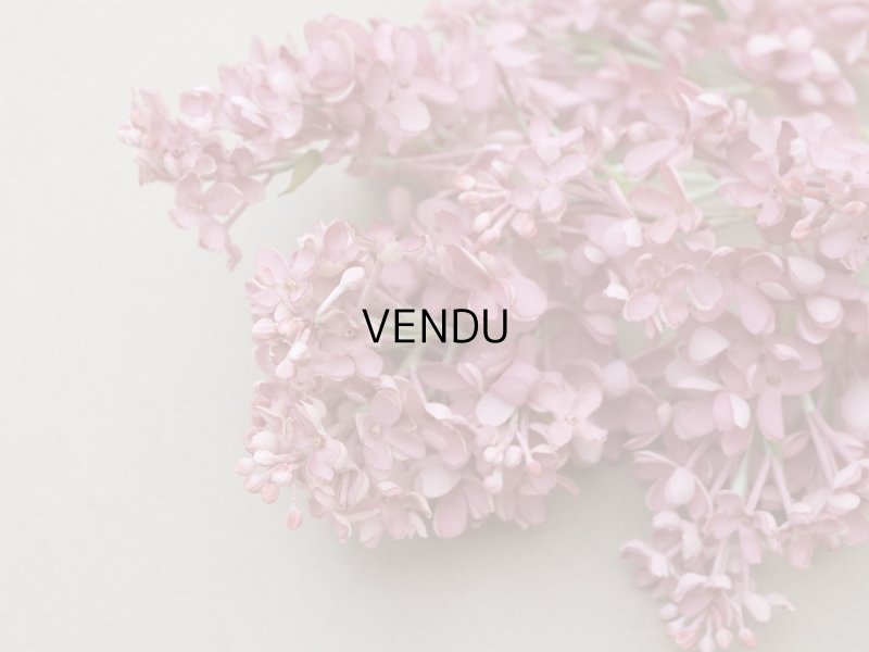 画像7: 【クリスマスセール2024対象外】アンティーク ライラックの大きな布花 オールドローズ