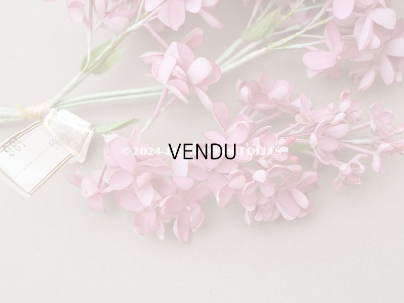 画像9: 【クリスマスセール2024対象外】アンティーク ライラックの大きな布花 オールドローズ