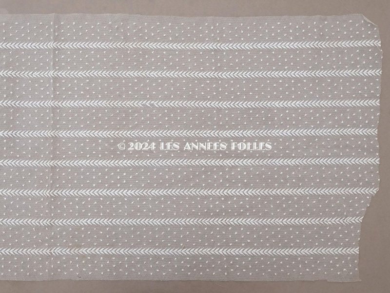 画像6: 【クリスマスセール2024対象外】アンティーク ドット刺繍入り チュールレース  生成り 43×100cm