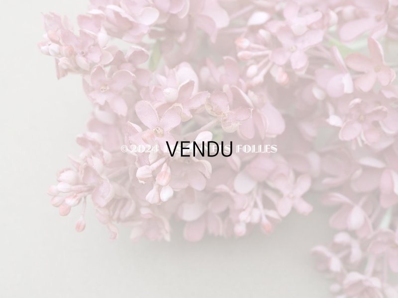 画像5: 【クリスマスセール2024対象外】アンティーク ライラックの大きな布花 オールドローズ