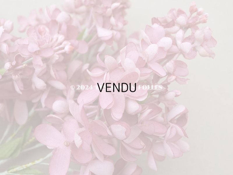 画像10: 【クリスマスセール2024対象外】アンティーク ライラックの大きな布花 オールドローズ