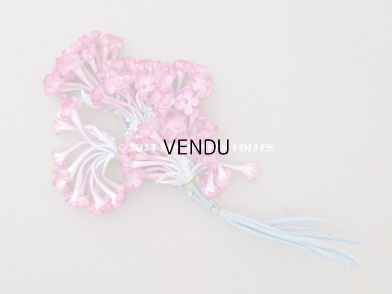 画像3: 【クリスマスセール2024対象外】アンティーク ピンクの大きな布花 花魁草 ラベル付き