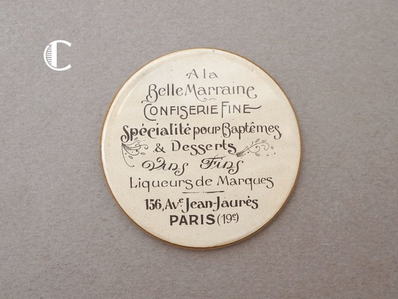 画像7: アンティーク コンフィズリーの手鏡 ハンドミラー