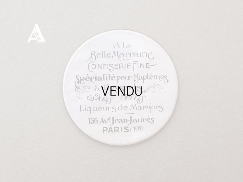 画像3: アンティーク コンフィズリーの手鏡 ハンドミラー