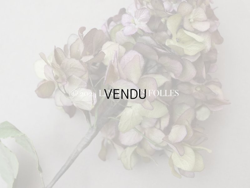 画像5: アンティーク 紫陽花の布花