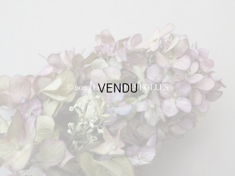 画像4: アンティーク 紫陽花の布花