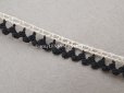 画像2: アンティーク スカラップレース モノトーン 8mm幅 (2)