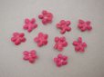 画像3: アンティーク 布花 ベルベットの花びら 10ピースのセット チェリーピンク 18mm (3)