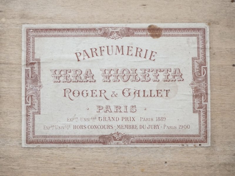 画像3: アンティーク パフュームボックス VERA VIOLETTA - ROGER&GALLET PARIS -