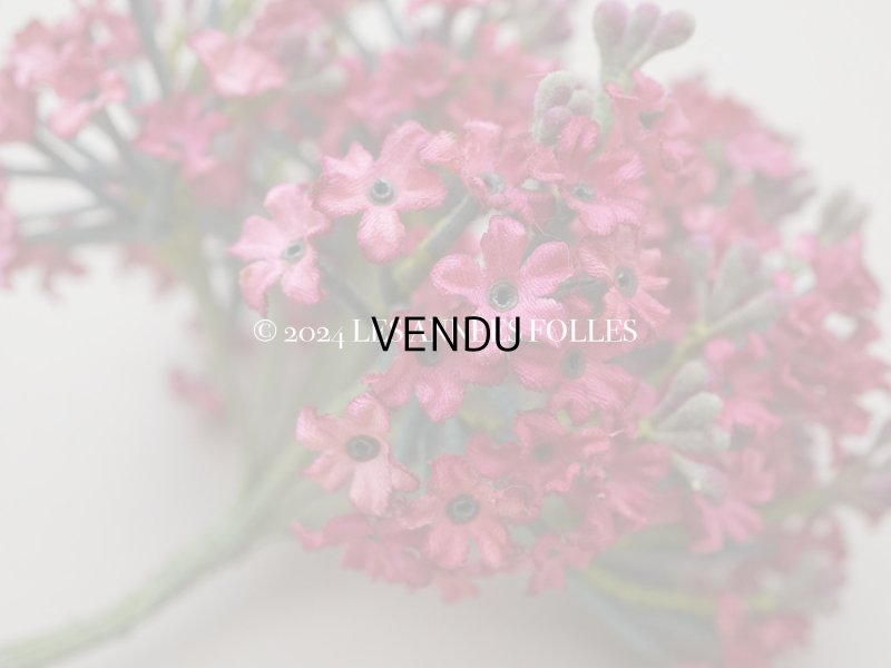 画像5: アンティーク 大きなブーケ ラズベリーピンク 小さな布花 165輪 ラベル付き 