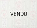 アンティーク  薔薇のメダイヨン ファブリック 79×91cm