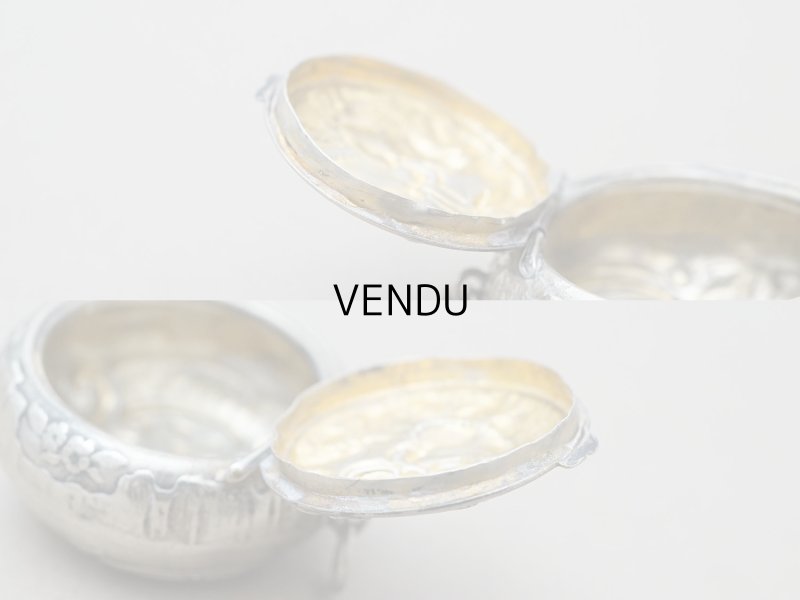 画像6: アンティーク 菫のパウダーケース