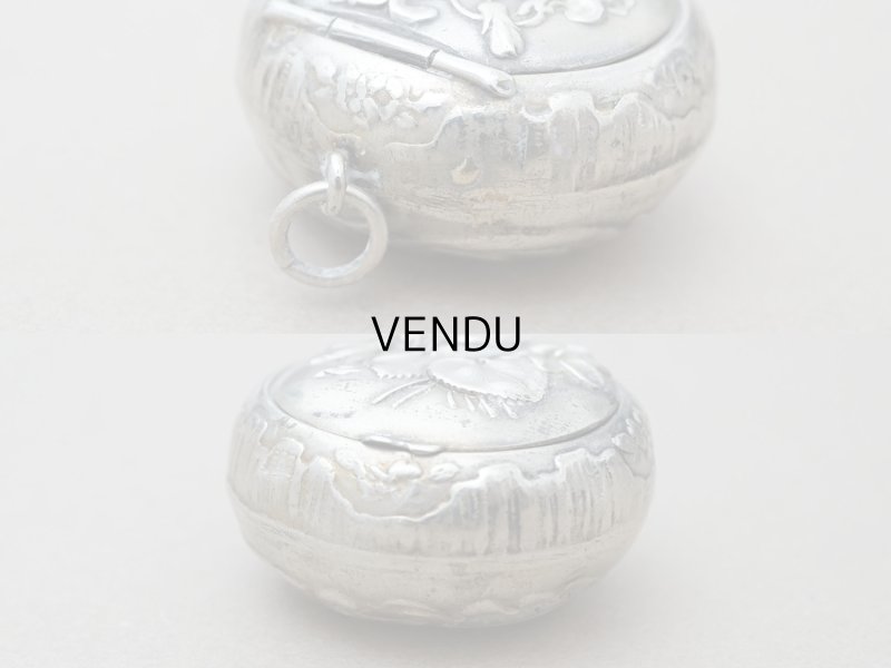 画像7: アンティーク 菫のパウダーケース