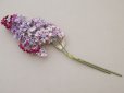 画像4: アンティーク ライラックの大きな布花 ベルベット 薄紫 ラベル付き