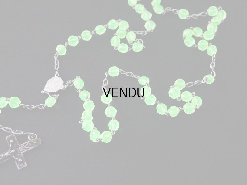 画像3: アンティーク ウラングラスのロザリオ