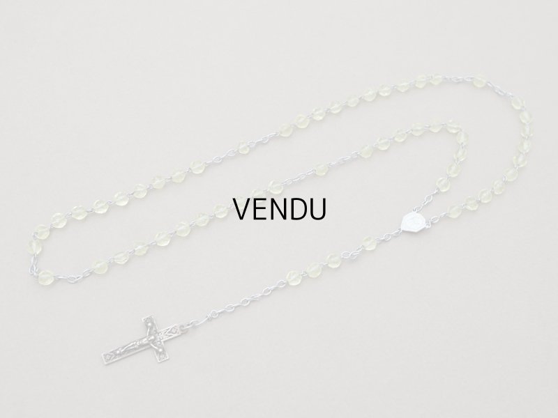 画像7: アンティーク ウラングラスのロザリオ