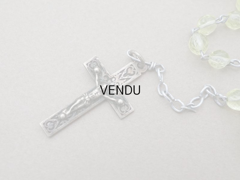 画像5: アンティーク ウラングラスのロザリオ