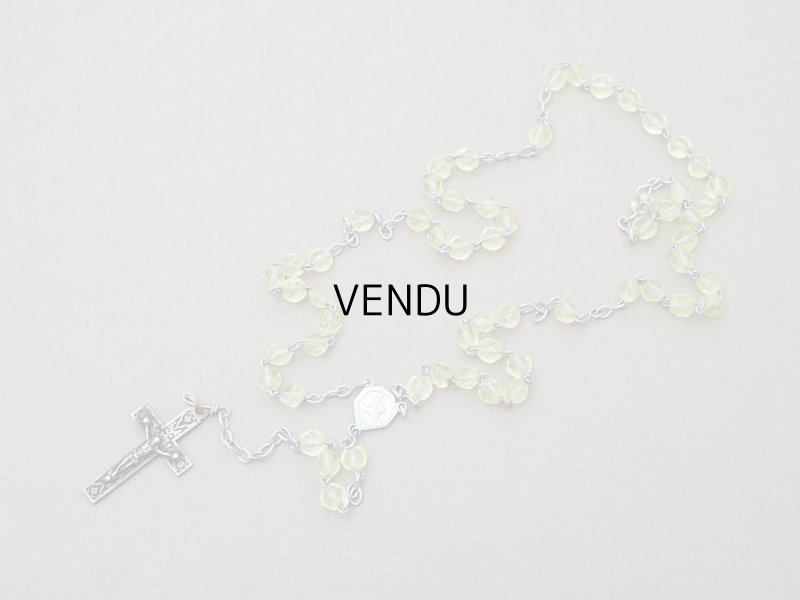 画像4: アンティーク ウラングラスのロザリオ