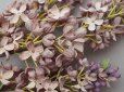 画像5: アンティーク ライラックの大きな布花 スモーキーピンク ラベル付き