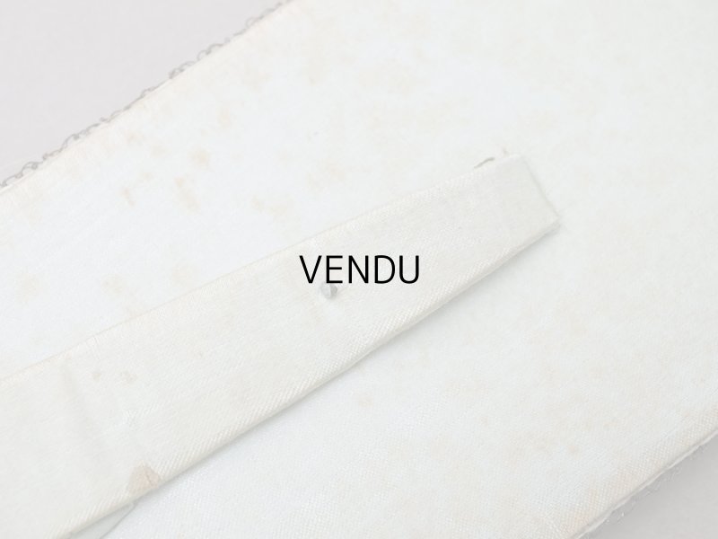 画像8: 1900年頃 アンティーク リボン刺繍&スパンコール 温度計