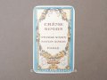 1900年頃 アンティーク パフュームカード  - CREME SIMON PARIS -