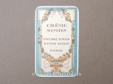 1900年頃 アンティーク パフュームカード  - CREME SIMON PARIS -