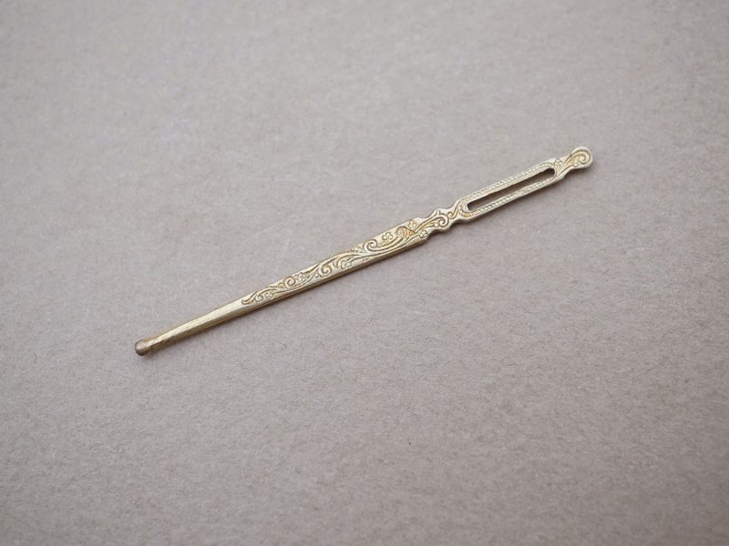 画像25: 19世紀 アンティーク ベルメイユ シルバー製&ゴールドプレート ソーイングセット 裁縫道具 シルククッション&箱付き