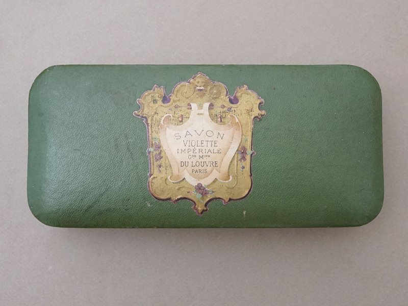 画像4: アンティーク 菫のガーランド ソープボックス SAVON VIOLETTE IMPERIALE - GRANDS MAGASINS DU LOUVRE PARIS -