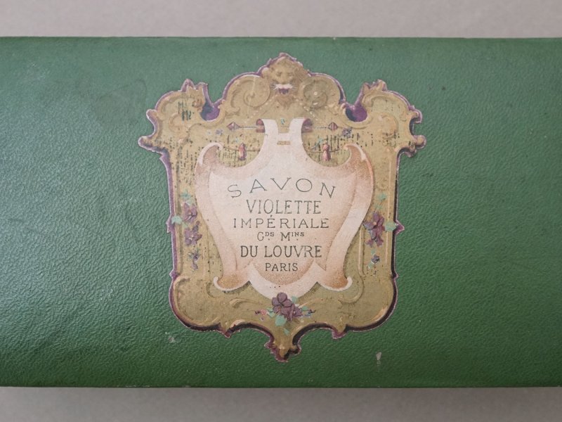 画像5: アンティーク 菫のガーランド ソープボックス SAVON VIOLETTE IMPERIALE - GRANDS MAGASINS DU LOUVRE PARIS -