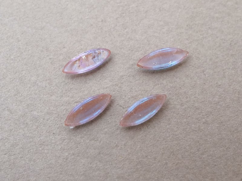 画像4: 【セール対象外】【クーポン対象外】アンティーク サフィレットのルース 4×11mm 2点セット カボションカット マーキス型