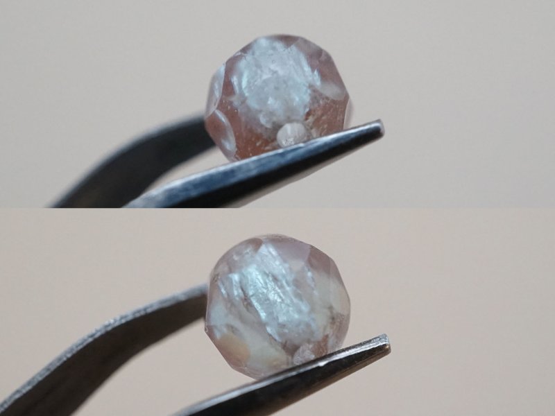 画像6: アンティーク サフィレットのビーズ カット入り 5.5〜6mm 2点セット サフィリーン