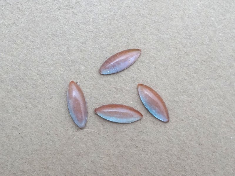 画像5: 【セール対象外】【クーポン対象外】アンティーク サフィレットのルース 4×11mm 2点セット カボションカット マーキス型