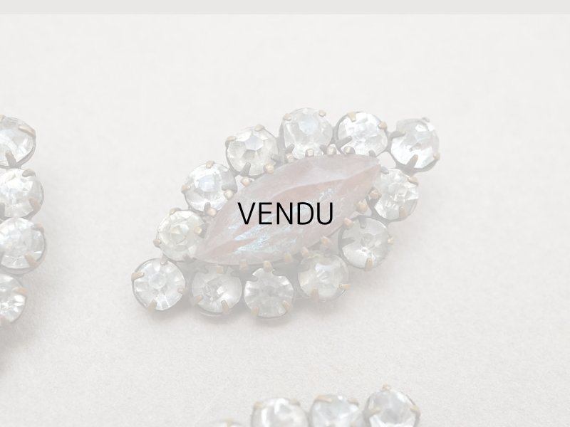 画像3: 19世紀 アンティーク サフィレットのボタン 3点セット