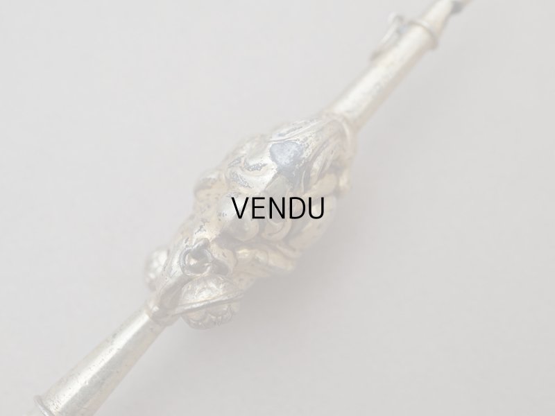 画像10: ＊蚤の市＊19世紀 アンティーク ラトル ゴールドコーティング シルバー製  マザーオブパール