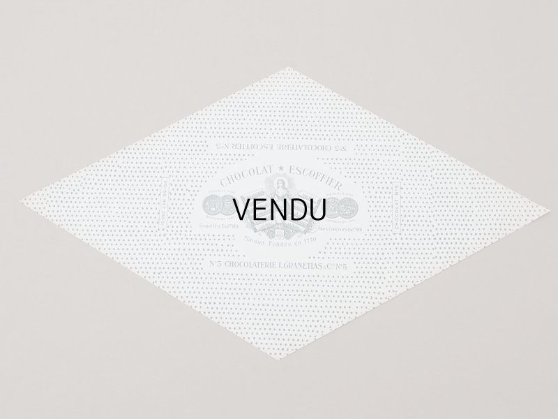 画像2: ＊蚤の市＊1904年 アンティーク チョコレートのラベル 4点セット