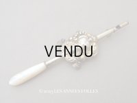 ＊蚤の市＊19世紀 アンティーク ラトル ゴールドコーティング シルバー製  マザーオブパール